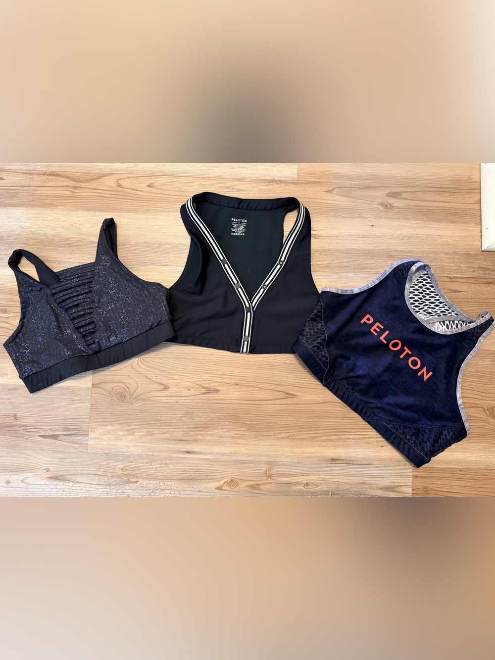 Peloton Sports Bras Trio